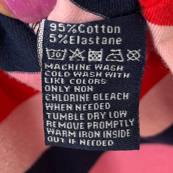 •Toobydoo• Girls Long Sleeve Striped Knit Dress - Size 12 - Picture 6 of 7